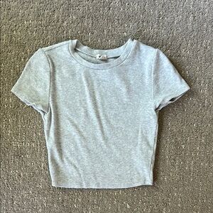 garage cropped t shirt
